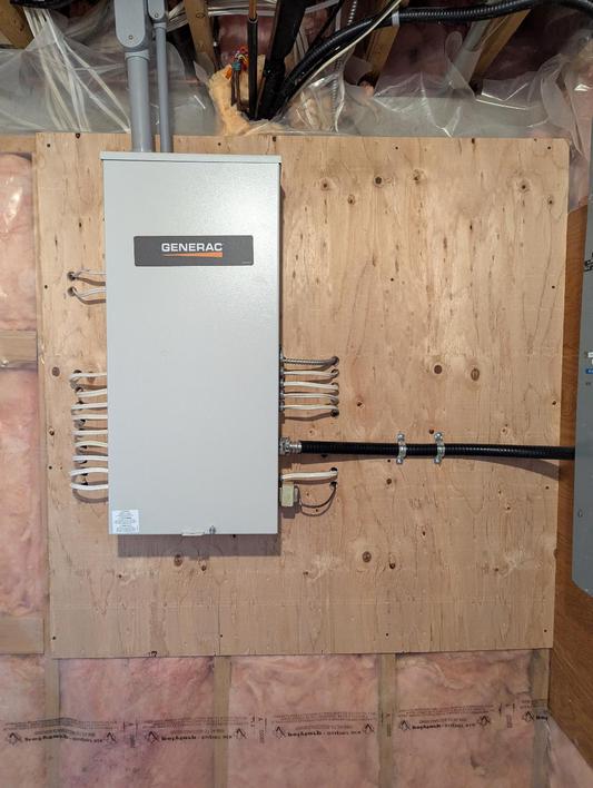 Generator transfer panel